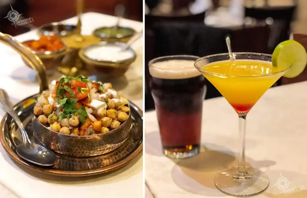 Le Taj food and signature drink