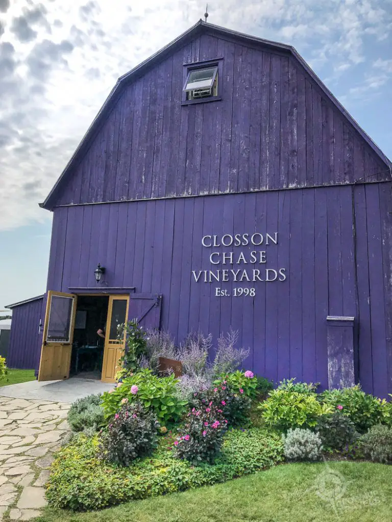 Closson Chase purple barn