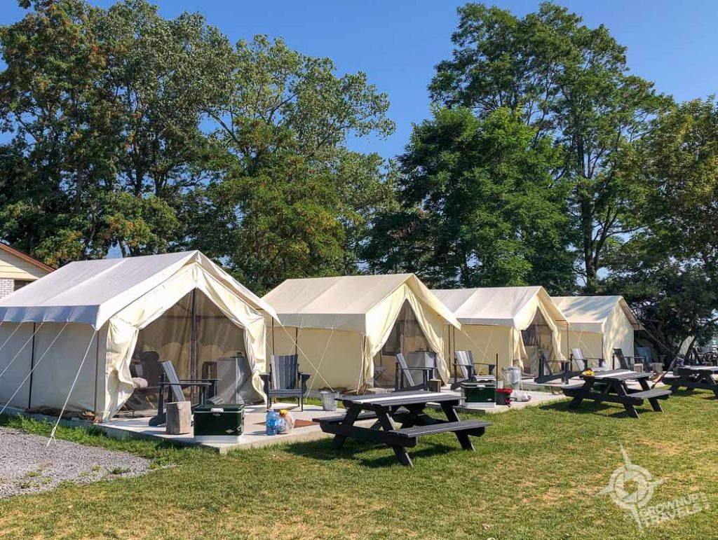 Glamping Tents at Lakeside
