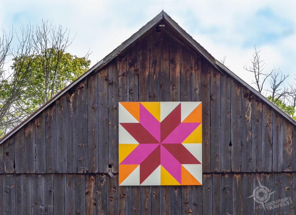 Barn quilt near Midland, Ontario