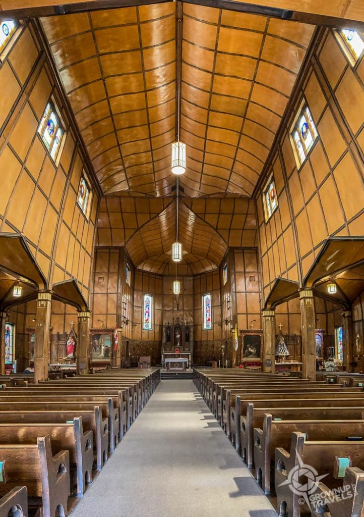 Martyrs Shrine interior roof