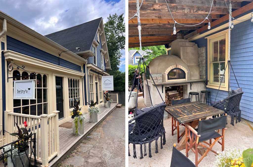 Bettys pizza oven and the Kitch'inn Mahone Bay