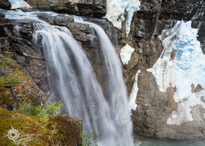 High Falls in Johnston Canyon Banff