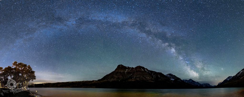 Milky Way over Vimy Mountain Waterton