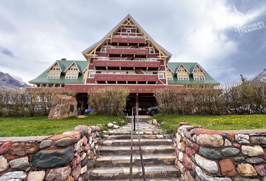 Swiss architecture of Prince of Wales Hotel Waterton
