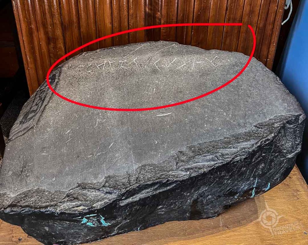 Runic Stone Yarmouth County Museum