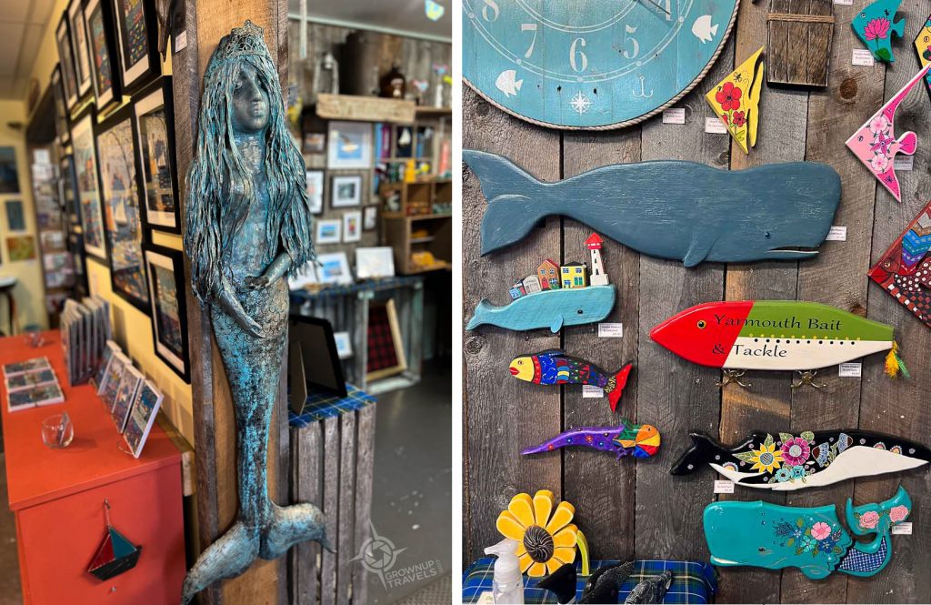 Upcycled treasures at Seahags and Scallywags Yarmouth