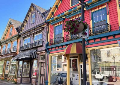 Yarmouth Colourful Victorian storefronts