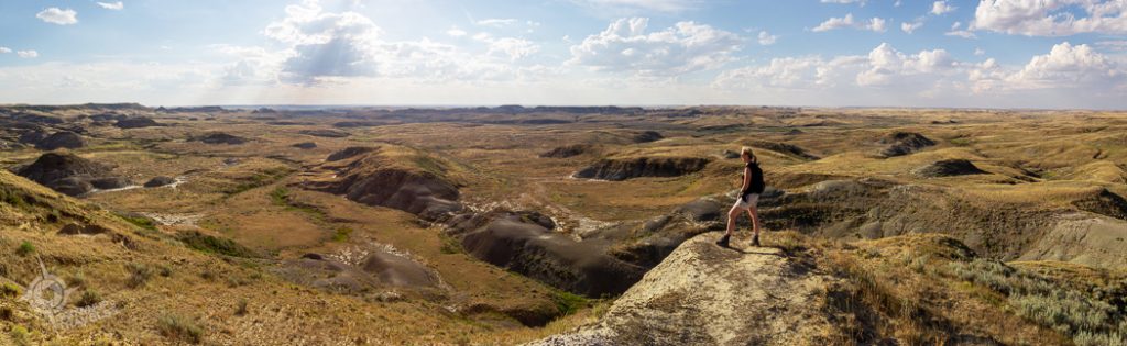 Panorama with Jane Grasslands National Park East Block