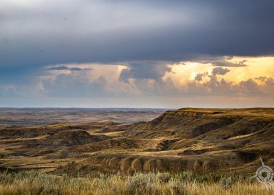 Storm approaching East Block Grasslands National Park Saskatchewan-13