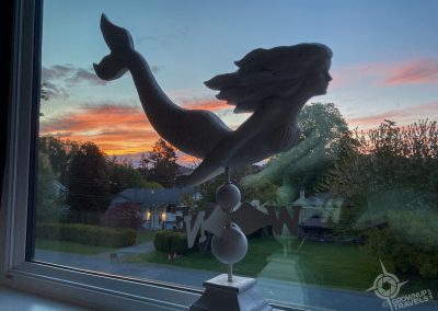 Sunset views from Seagull Studio Sooke BC