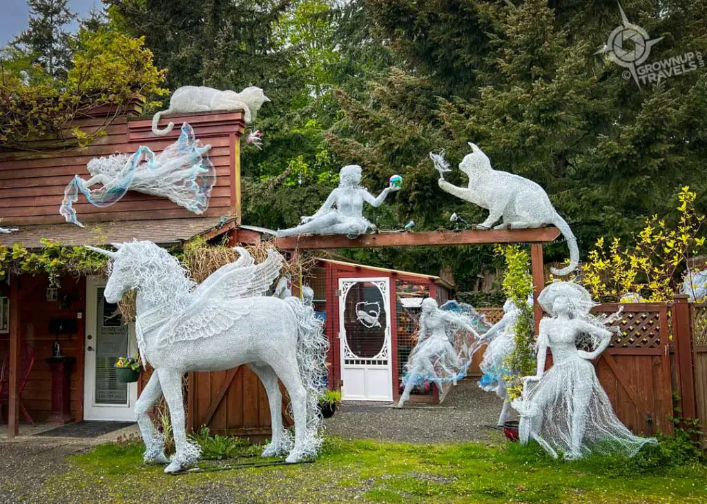 The Cathouse Gallery exterior Vancouver Island