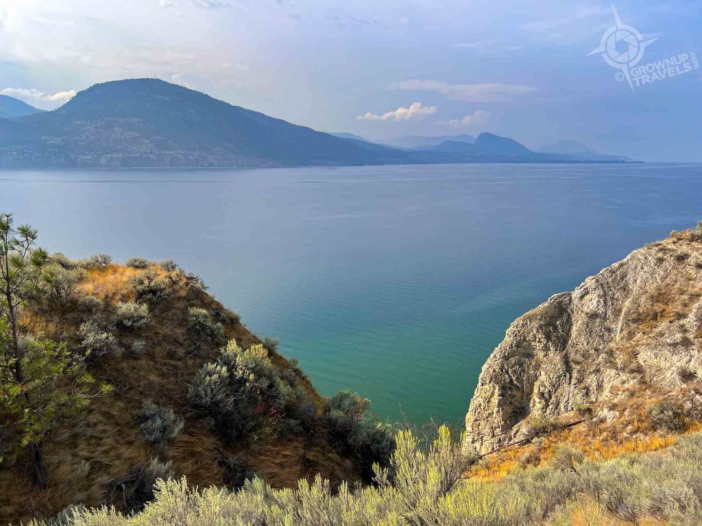 Okanagan Lake from KVR Trail Penticton