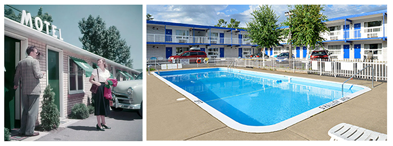 Vintage motels Lundy's Lane Niagara Falls