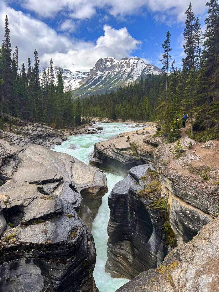 Mistaya Canyon on icefields parkway-4