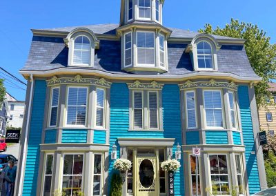 One of Lunenburg's colourful houses