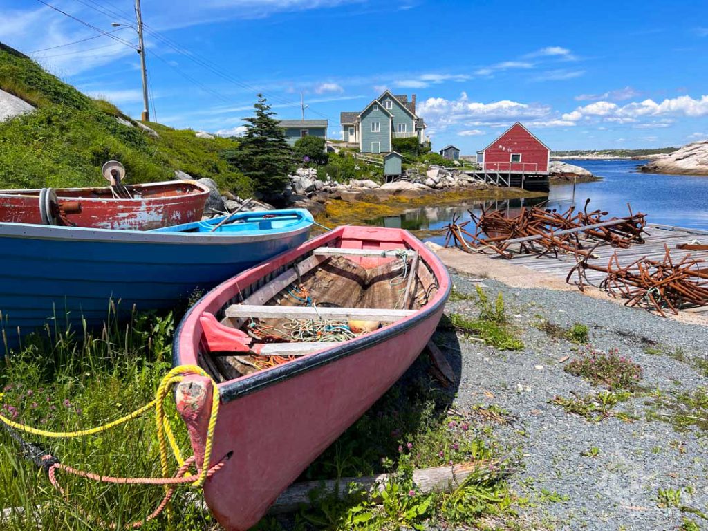 Peggy's cove fishing dories