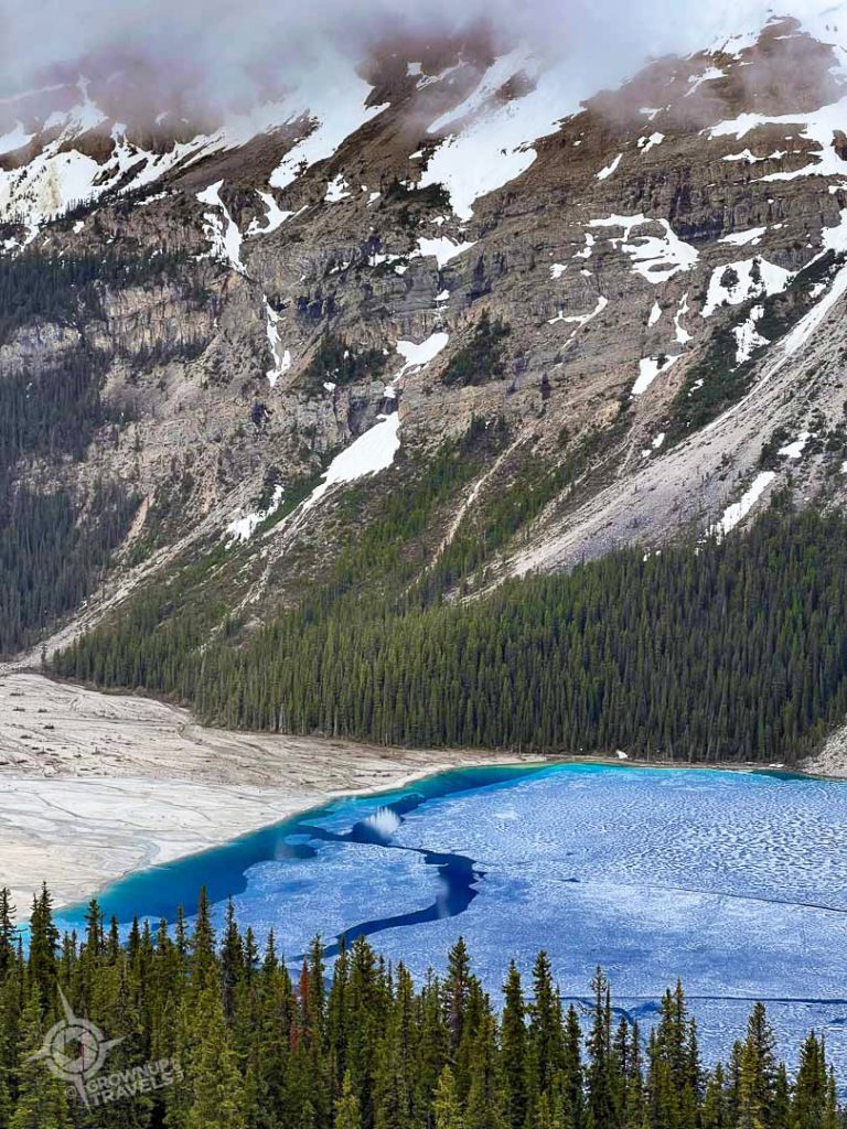 Peyto Lake end