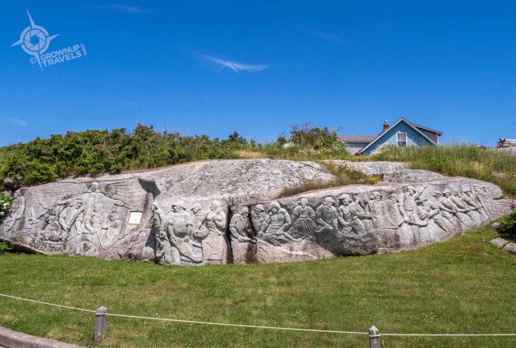 William deGarthe Memorial Monument Peggy's Cove