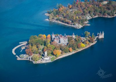 1000 Islands Boldt Castle from the air
