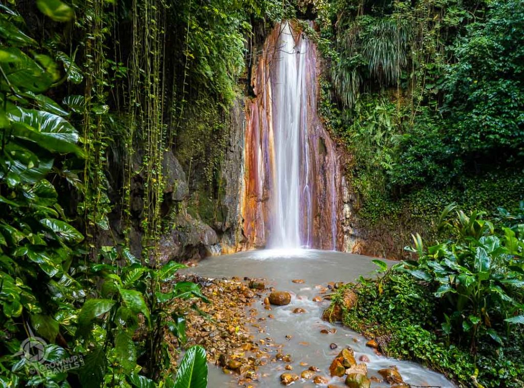Diamond Falls horiz Botanical Gardens St. Lucia
