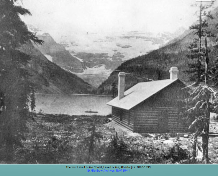 Lake Louise original log cabin