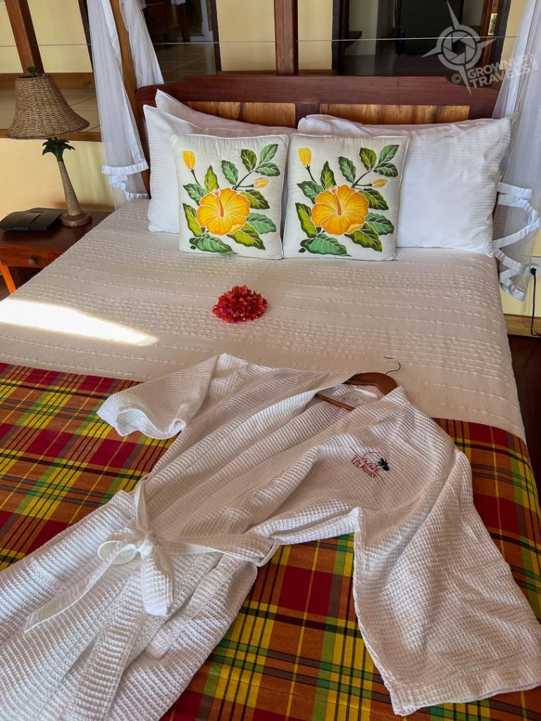 Robe in Tet Rouge Resort suite