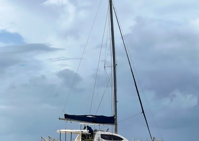 Catamaran near Paradise Hotel St. Lucia