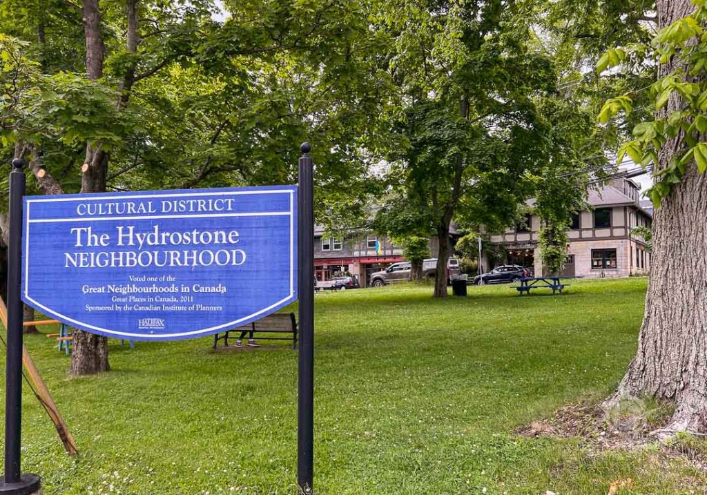 Hydrostone neighbourhood parkette
