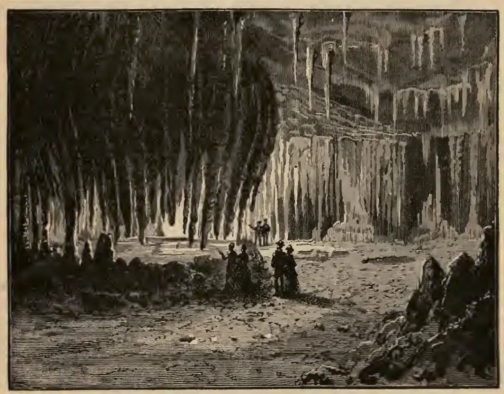 Luray Cavern historical illustration