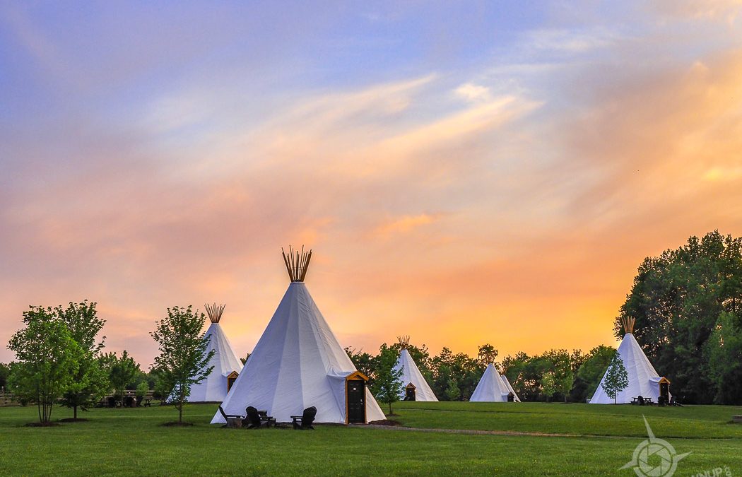 Tipi Glamping and More at Sandy River Outdoor Adventures