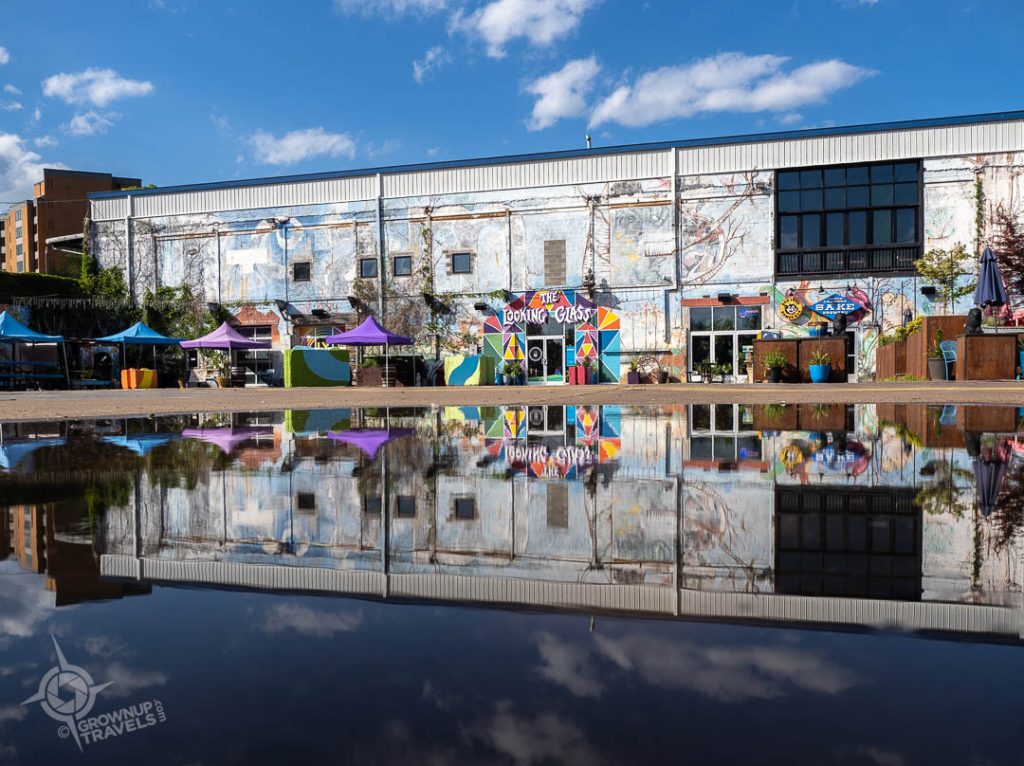 IX Art park reflection Charlottesville