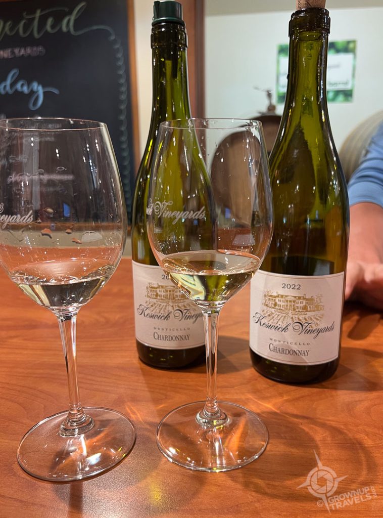 Tasting Keswick Chardonnay