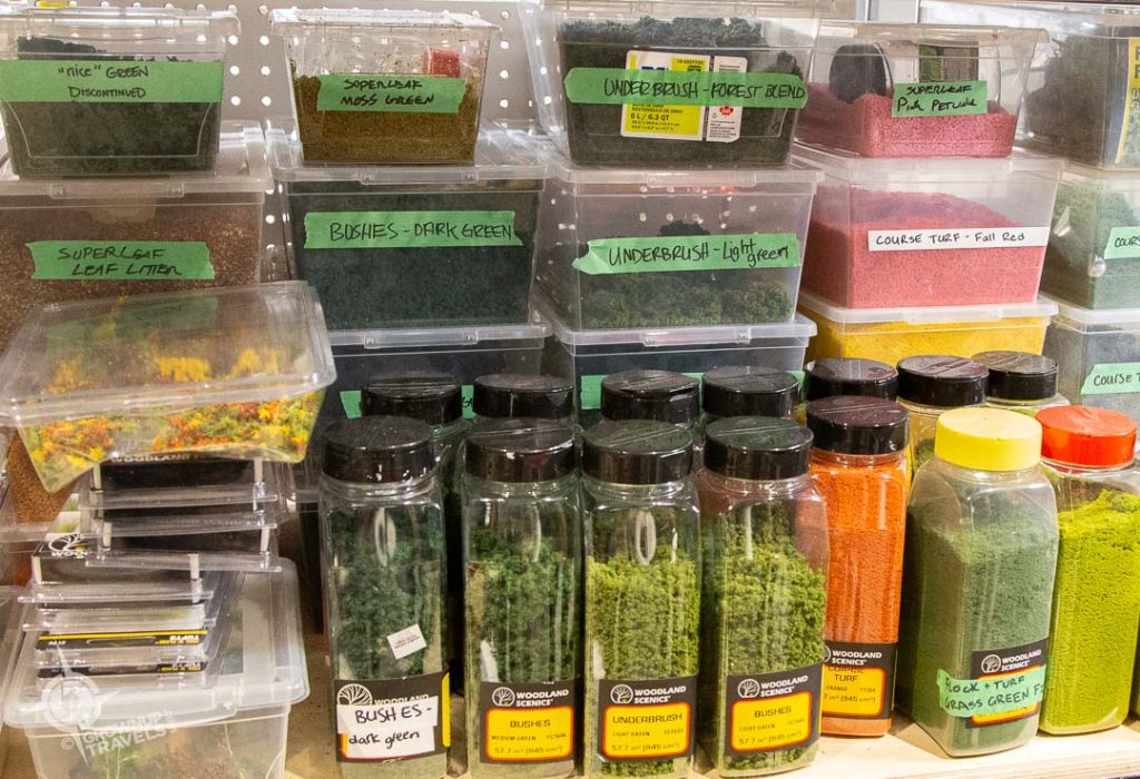 Little Canada tree making supplies