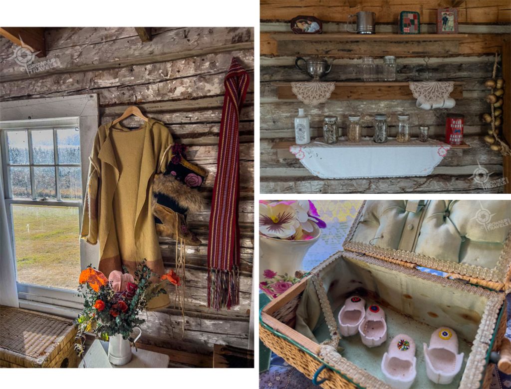 Cromarty Homestead interior details Métis Crossing