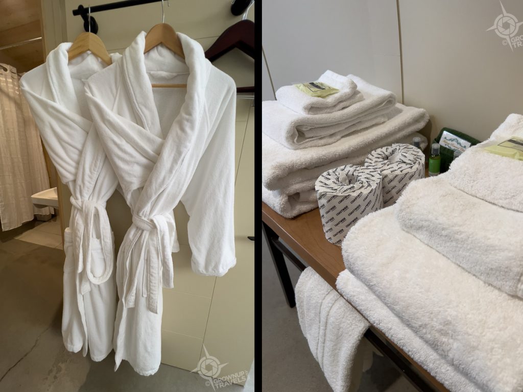 Luxe Amenities Robes Sky Watching Domes Métis Crossing