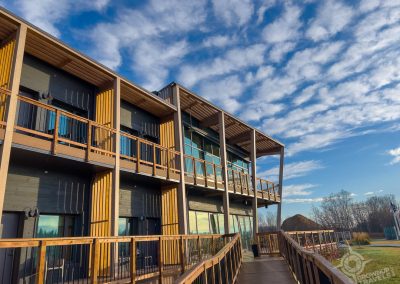 Métis Crossing main lodge building