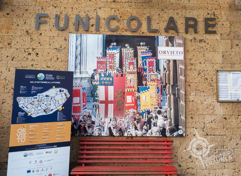Orvieto Funicular sign