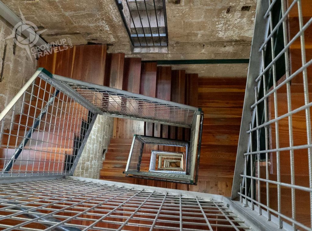 Staircase inside Torre del Moro Orvieto