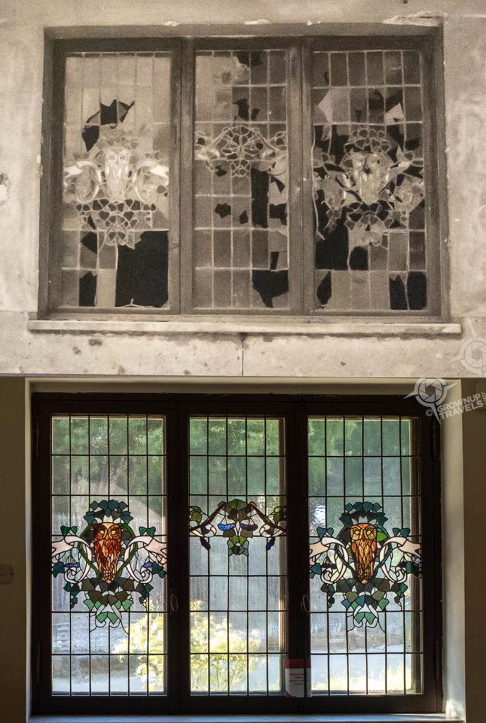 Casa delle Civette Owl window restored