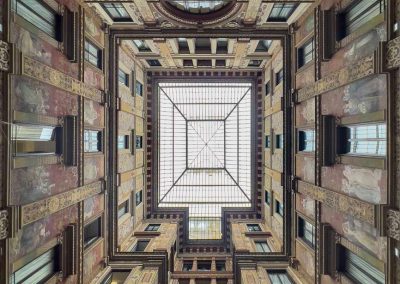 Galleria Sciarra Rome looking up