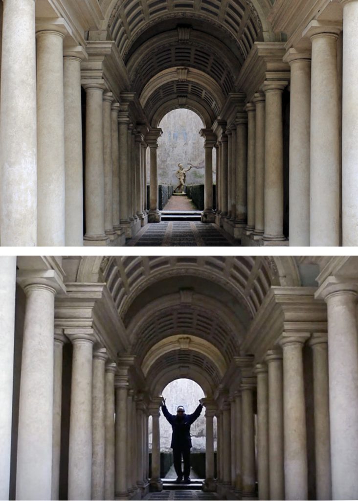 Galleria Spada Borromini comparison