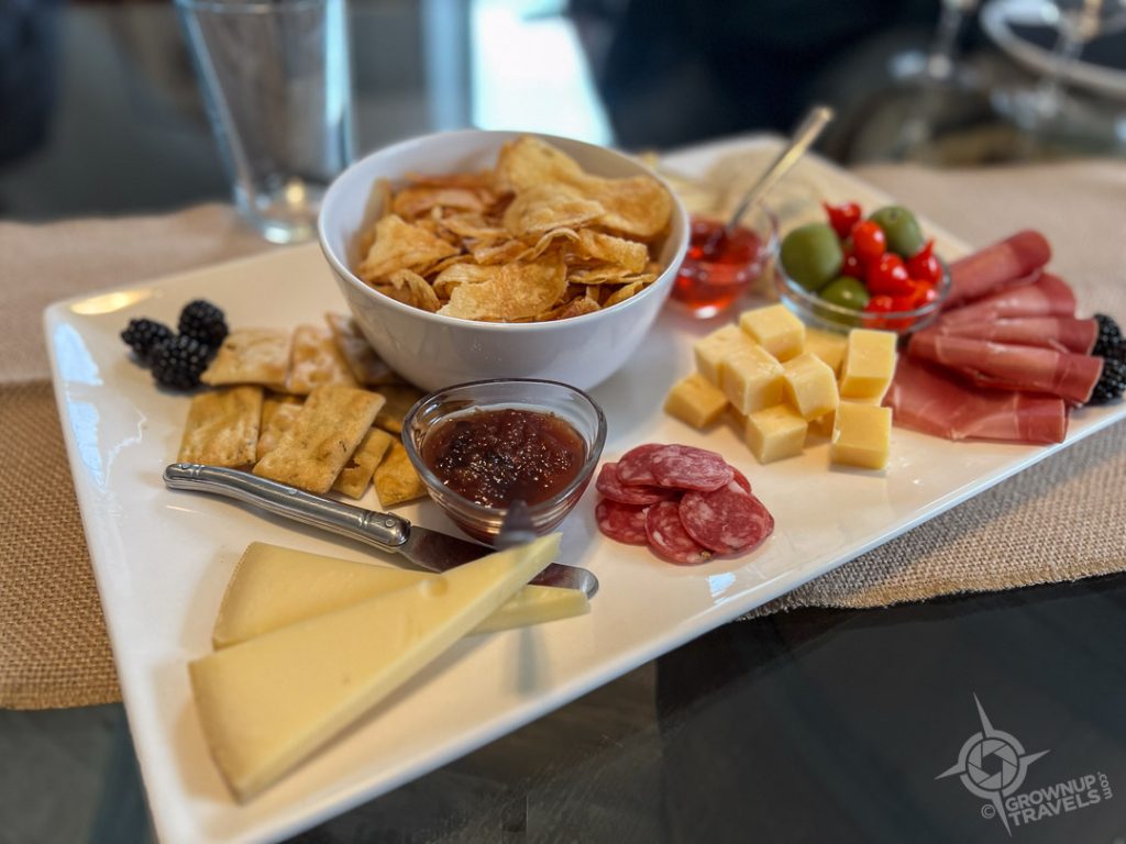 Georgian Hills Wine Tasting Collingwood charcuterie and cheese plate