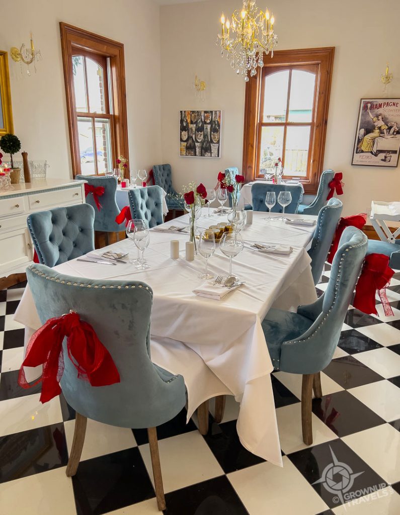 Katherine's Chateau interior cafe