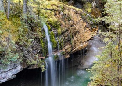 Maligne Canyon little waterfall