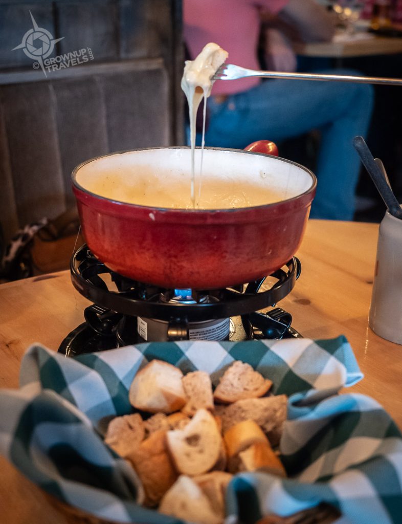 The Alphorn cheese fondue