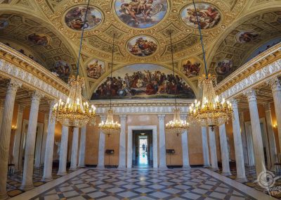 The Ballroom of Casino Nobile in Villa Torlonia