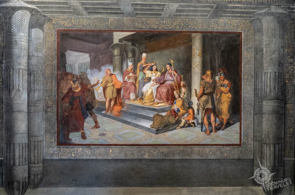 the Egyptian Room Casino Nobile Villa Torlonia fresco