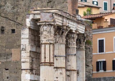 Ancient pillars in Foro Romano Roma