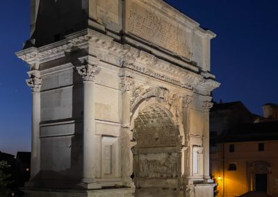 Arch of Titus at Blue Hour Rome